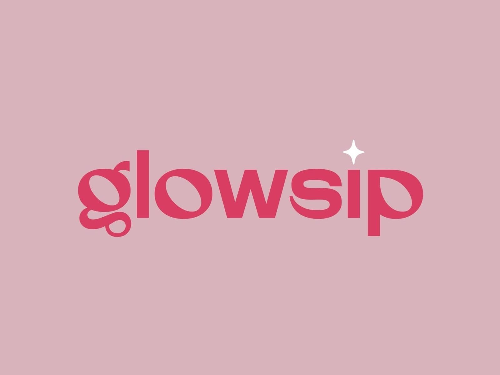 GlowSip wellness drink logo